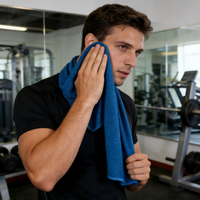 Summer Cooling Towel, Quick-Dry Ice Towel for Sweat Wipe, Breathable Microfiber Towel for Sports Yoga Fitness, Keep Cool Outdoor