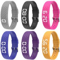 Vibrating Alarm Clock Watch Heavy Sleepers Silent Wake-Up Smart Bracelet Men Women Adjustable Wearable Vibration Wrist Band