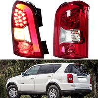 Car LED Tail Light For SsangYong Rexton W 2013 2014 Rear Turn Signal Light Brake Parking Lamp Accessories 8360108C10 8360208C10