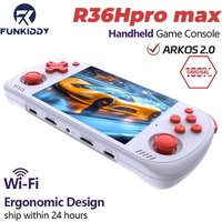 FUNKIDDY R36H PRO MAX Retro Games Console 20000+ Games Open Source ArKOS Retro Handheld Game Players 4.2" IPS Screen Players