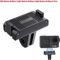 Magnetic Two Claw Adapter 1/4 Thread For DJI Action 5Pro 4 3 Universal Port Osmo Action 5 Pro Camera Magnet Accessories