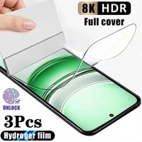 3pcs Full Cover Hydrogel Film for Realme 14 Pro 14x 12x 13 12 12Lite 12+ 11 10 9 Plus 13+ Screen Protector