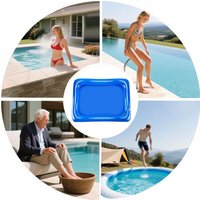 Portable Inflatable Foot Basin Convenient Foot Soaking Bath For Pool Beach Inflatable Foot Wash Basin Collapsible Pool Foot Bath