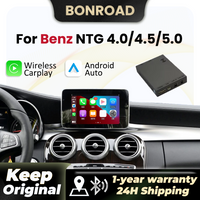 BONROAD Wireless CarPlay Android Auto Decoder For Mercedes Benz GLK W207 W212 W204 SLS W218 NTG 4.0 NTG4.5 NTG5.0 BT Mirror Link