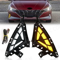 LED Drl für Hyundai Elantra Tagfahrlicht weiß Tageslicht gelb Blinker Nebels chein werfer Autozubehör