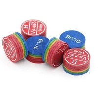 Bag 10 pcs Superior Quality 14mm Vanqs Multi Layer Rainbow Billiards Cue Tips S H M