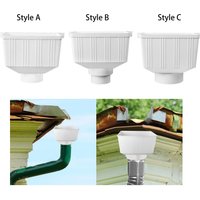 Universal Rainwater Downspout Outdoor Connector Drainage Connector Rainwater Harvesting System Rain Barrel