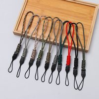 Paracord Keychain Lanyard High Strength Parachute Cord Survival Backpack Keychain Flashlight Camera Anti-lost Hanging Rope