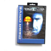 Water World MD Game Cartridge with EU Box for 16 Bit Sega Megadrive Genesis System