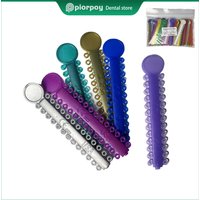 PIORPOY Dental Orthodontic Elastic Ligature Ties /40Sticks Colorful Bands for Dentistry Brackets Braces Ortho Treatment Mate