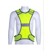 AliExpress NONE Reflective Vest High Visibility Reflective Vest Reflective Straps Night Running Cycling Clothing Vest Adjustable Safety Vest