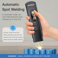 HU-10B 3360W Max Power 800A Portable Handheld Spot Welding Machine with 1.4" Color Screen Dual Mode Safety Protection