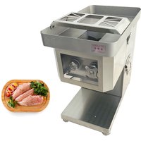Kommerzieller automatischer Fleischschneider, geschredderte, gewürfelte Maschine, Multifunktions-Gemüseschneider, Fleischschneider