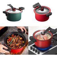 3.5L Pressure Cooker Stew Pot Kitchenware Cooking Pots Non-Stick Cookware Soup Meat Pot Induction Cooker Gas Stove
