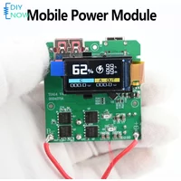 100W Fast Charging Module PD Quick Charge Power Bank Mainboard with TFT Color Display for DIY Portable Charger
