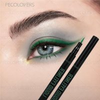 1PC Colored Liquid Eyeliner, High Rendering Eye Line, Wine Red, Forest Green, Sakura Pink, Long-Lasting