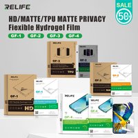 RELIFE GF-1 GF-2 GF-3 GF-4 Hydrogel Film HD Matte Privacy Pressure Resistant Repair to Protect Phone Screen Film Cutting Machine
