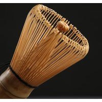 Bamboo Japanese Style Matcha Tea Whisk Brush Tea Accessories for Matcha Tea Making 120 Prongs