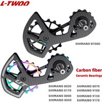 Ultegra Hatchace-Jeu de roues de poulie jockey en fibre de carbone pour vélo, roulement en céramique, dérailleur arrière, roue de guidage de collier, 11 vitesses, 34T