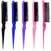 1 Pcs Professional Hair Brushes Comb Teasing Back Combing Hair Brush Slim Line Styling Tools 5 Colors Wholesale