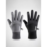 AliExpress NONE Winter Waterproof Men's Gloves Windproof Sports Fishing Touchscreen Driving Motorcycle Ski Non-slip Warm Cycling Women Gloves
