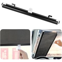 For Bedroom,Kitchen,Car Windshield Retractab Sunshade Roller Shutter, Telescopic Window Sunshade,Heat-insulating Louver Curtain