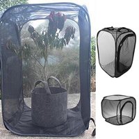 Butterfly Habitat Cage Insect Net Mesh Terrarium Pet Cage Incubator Foldable - Large Zipper Opening for Easy Feed