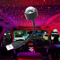 Mini LED Car Roof Star Night Light Projector Adjustable USB Galaxy Atmosphere Lamp for Auto Room Ceiling Decor