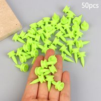 50 pièces/paquet tees de Golf professionnelles 25MM 0.98 'château vert golfeur accessoire t-shirts de Golf en plastique parfait