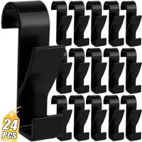 3-24PCS Bathroom Hanger Heated Towel Radiator Rail Hooks Holder Clothes Storage Drying Rack Scarf Towel Hangers Radiator Hook