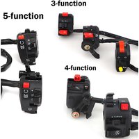 3/4/5-Function Kill Light Hi-Lo Beam Electric Start Switch for 50cc 70cc 90cc 110cc 125cc 150cc ATV Quad Pit Bike Buggy Go Kart