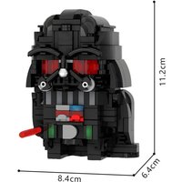 MOC 332PCS Space War Dark Lord Figure Building Blocks Interstellar Sci-Fi Robot Construction Set Adults Fun Man Toys Gift