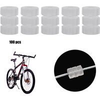 100pcs Bicycle Silicone Brake Gear Cable Frame Wrap Protector O Ring Donuts Bike Accessories