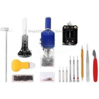 147Pcs Watch Repair Tool Kit with Opener Remover Tweezers Holder Durable Clock Maintenance Practical Accessory