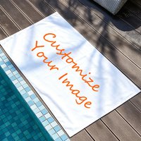 Customizable Beach Towels With Photos And Logos Perfect For Outdoor Swimming Gifts
