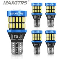 5x W5W T10 LED CANBUS No Error 5W5 12V 8W 950Lm Car Interior Side Light 194 3030 SMD Auto Front Side Marker Light Bulb