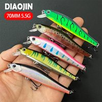 Hot Model 70mm 5.5g Professional Quality Magent Weight Fishing Lures Minnow Crank Zipbaits Rigge 70S Artificial Bait Supplies