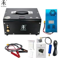 TUXING 300Bar PCP Air Compressor 4500Psi High Pressure Portable Compressor with Car 12V Power Supply for Scuba Diving Air Rifle