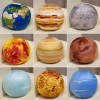 Planet Plush Toy 9 Styles Earth Moon Sun Mars Doll Children's Cognitive Soft Pillow Kids Gifts Stuffed Doll Ornaments Polandball