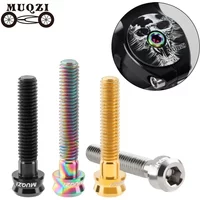 AliExpress MUQZI Titanium Bolts M6*30MM M6*35MM Headset Cap Screw MTB Road Bike Ultralight Titanium Stem Bolt Bicycle Accessories