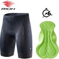 RION – short de cyclisme pour hommes, collants de vélo de montagne, vêtements de vélo, pantalon de vélo, tenue de coussin 3D, short longue Distance pour hommes, 6 heures