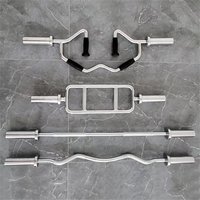 Gym Professional Biceps Triceps Training Barbell Swiss Rod Multi-position Men's Home Fitness Training Bar