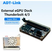 Thunderbolt 4 3 eGPU Dock External GPU Docking Station to PCIe Graphics Card Support RX4090 RX6900 for Laptop Notebook Mini PC