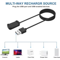 USB Charger For Huami Amazfit T-Rex/Amazfit GTS/Amazfit GTR 42MM 47MM USB 100cm Charging Cable Fast Charging Charger Cradle
