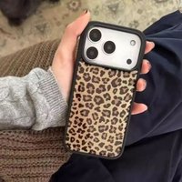Fashion Full Screen Leopard Print Advanced Phone Case For iPhone 17AIR 17 16 15 14 13 12 11 Pro Max 14 15 16 Plus Y2K Cool Cover