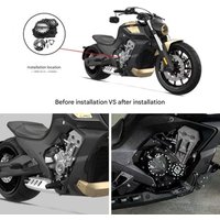 For BENDA LFC700 Motorcycle Clear Clutch Cover Engine Side Guard Mod Accessories