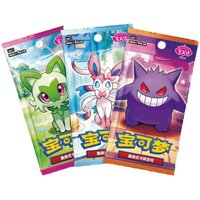 Pokemon TCG Gem Pack Set 1-3 Official Simplified Chinese Version Collectible Trading Card Game Ideal Gift for Fans