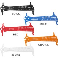 AliExpress NONE TOOPRE Bicycle Chain Wear Indicator Ruler Aluminum Alloy Mountain Road Bike Chain Gauge Measurement Checker Repair Tool 1/2/3PCS