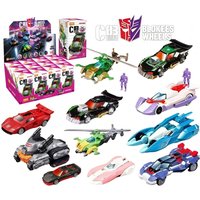 Blokees New Original Transformers Blind Box C03 Racing Series Car Model Movable DIY Assembled Vehicle Collectible Toy Fans Gift image 4