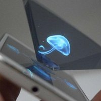 3D Holographic Projection Ultra-clear Mobile Phone Pyramid Projector For Experiment Technology Products Kids